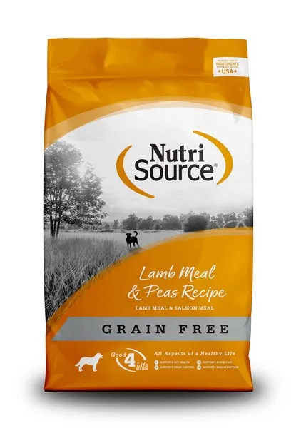 5 Lb Nutrisource Grain Free Lamb Meal & Peas Dog Food - Health/First Aid